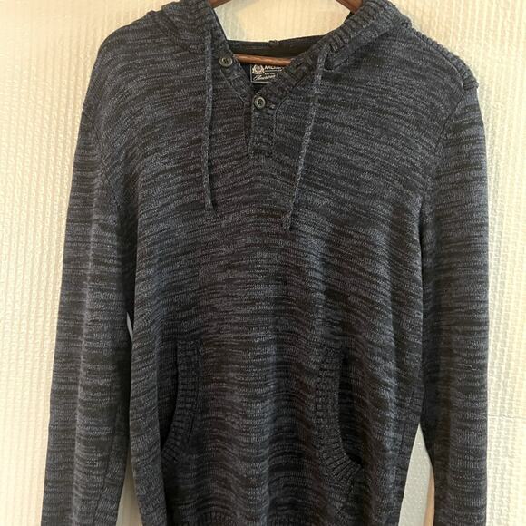American Rag hooded sweater. Buttons at neckline.  2 pockets. Medium - Picture 9 of 9